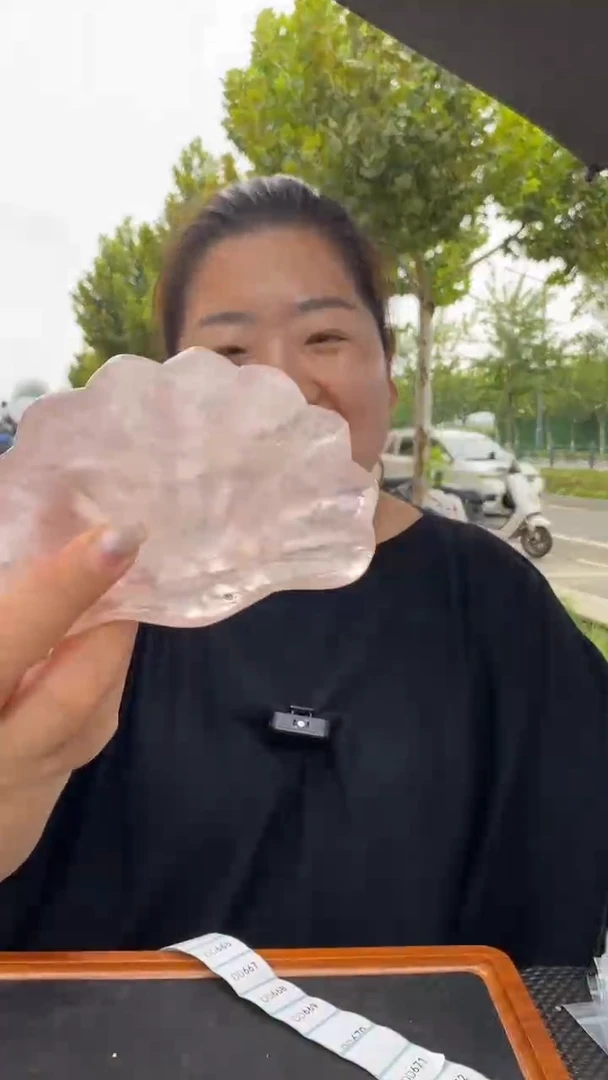 未镶嵌珠宝半成品水晶粉水晶碗D662