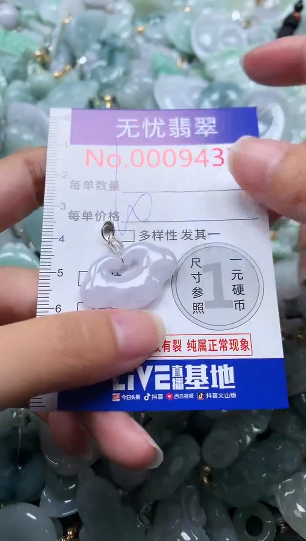 颈饰未镶嵌翡翠9437