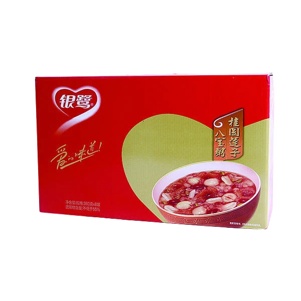银鹭桂圆莲子八宝粥2880g(360g*8罐)
