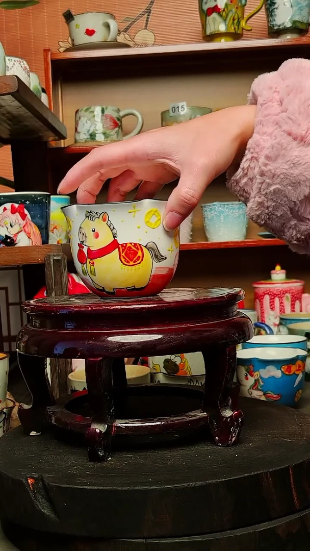 摆件陶景德镇高温手作陶瓷有瑕