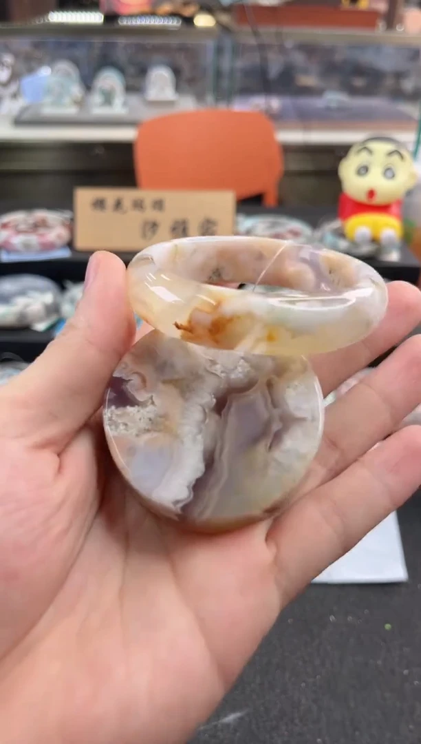 未镶嵌手镯石英质玉56圈口 （赠品镯心）3751599