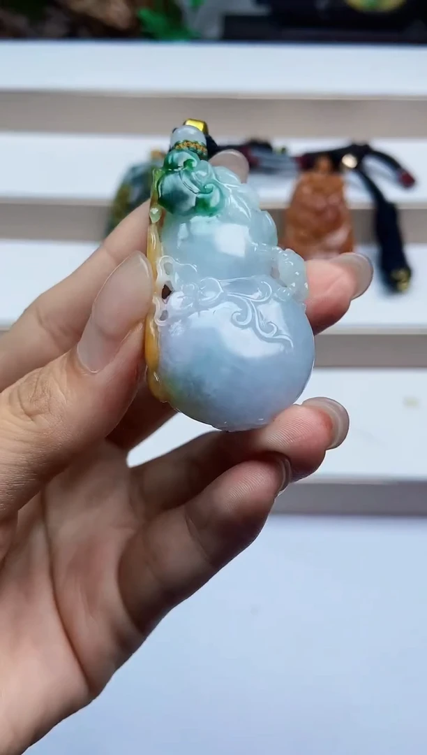 颈饰未镶嵌翡翠翡翠A货