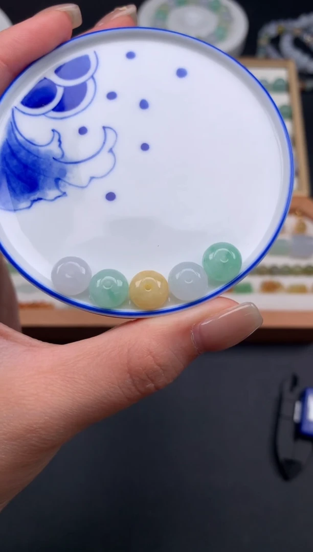 翡翠散珠天然翡翠A0049