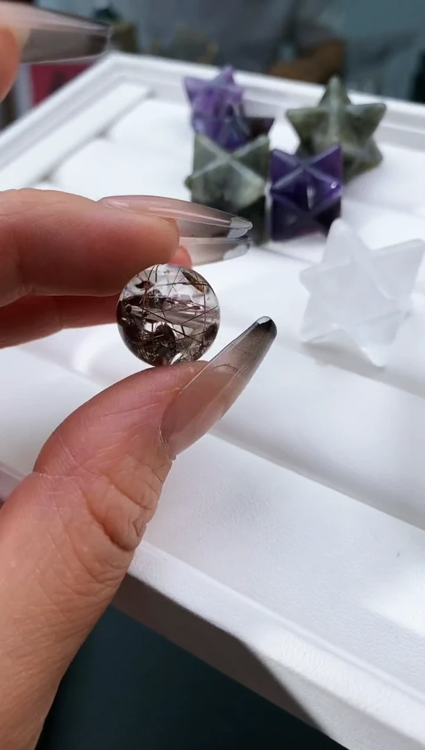 未镶嵌颈饰水晶25a多样性发其一/6.5/1个