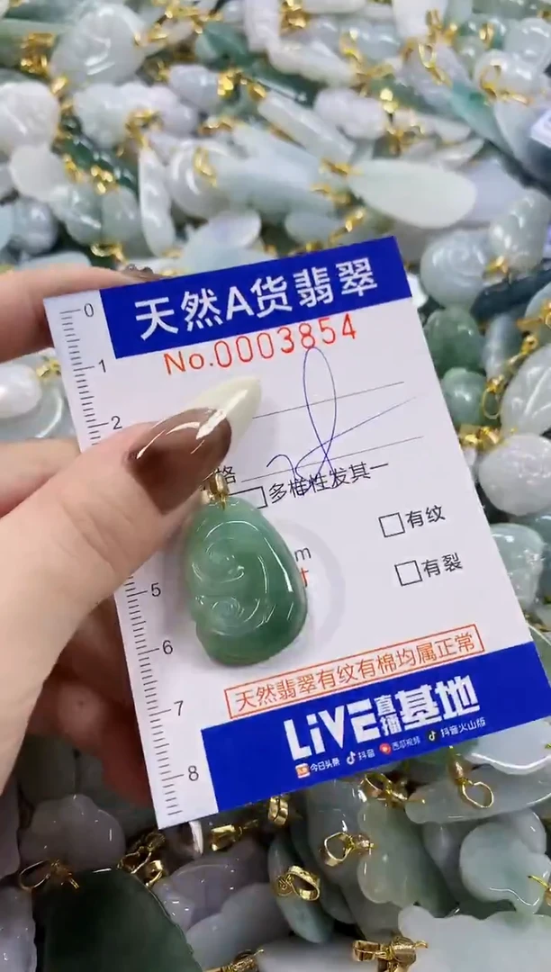 颈饰未镶嵌翡翠天然A货翡翠