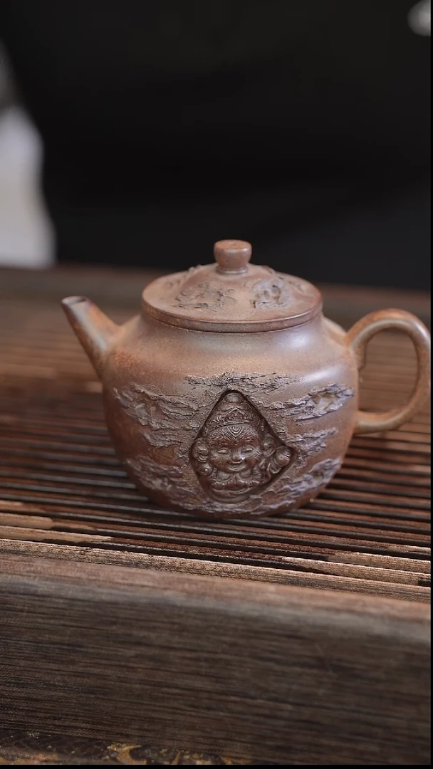 茶壶紫砂悟空 还原烧 200cc