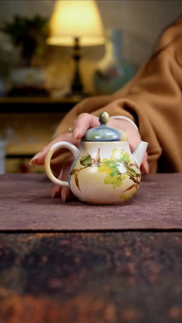 杯景德镇陶瓷杯碗柴烧多人