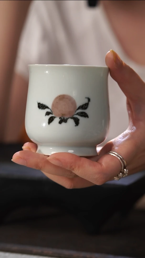 善见堂 徐立擎老师釉里红杯