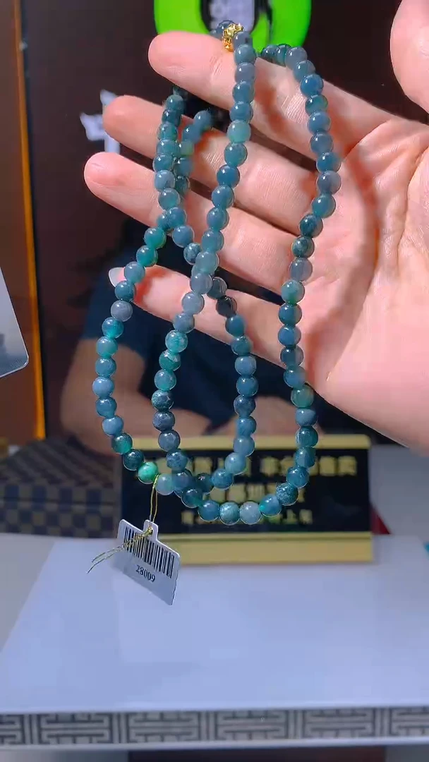 定制翡翠未镶嵌闪购毛货链接ZS017带珠链