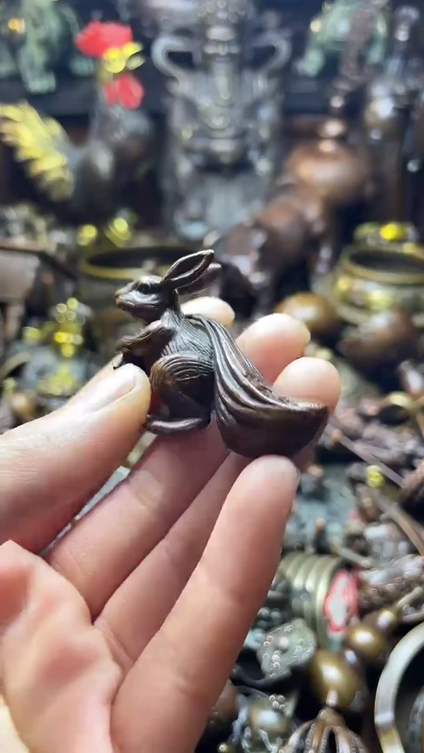 闪购链接，点击下单，有运费险，铜摆件