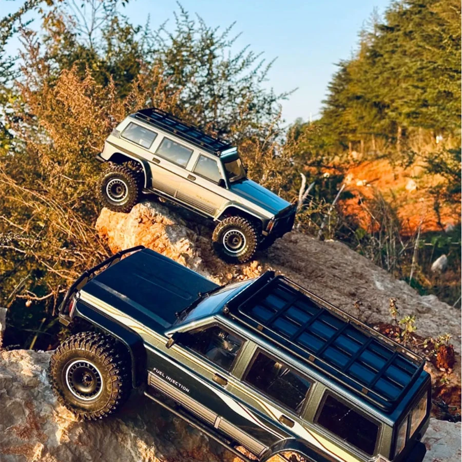 豇豆玩具/易控4107全比例RC遥控四驱越野攀爬玩具模型车