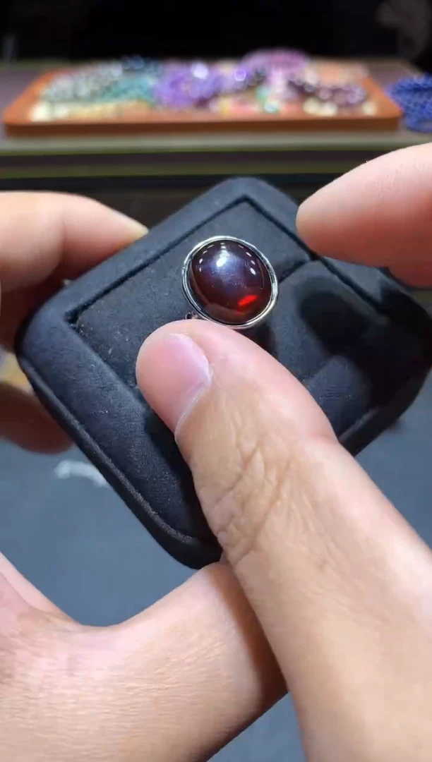 【闪购商品】琥珀戒指未镶嵌P48【所见即所得】