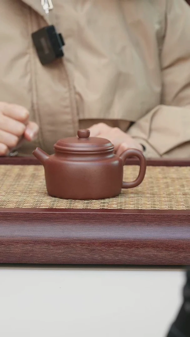 【闪购商品】紫砂茶壶黄龙山紫泥 德钟 容量180cc