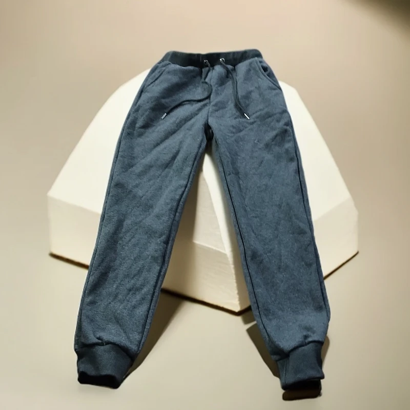 9057灰色加绒外贸裤