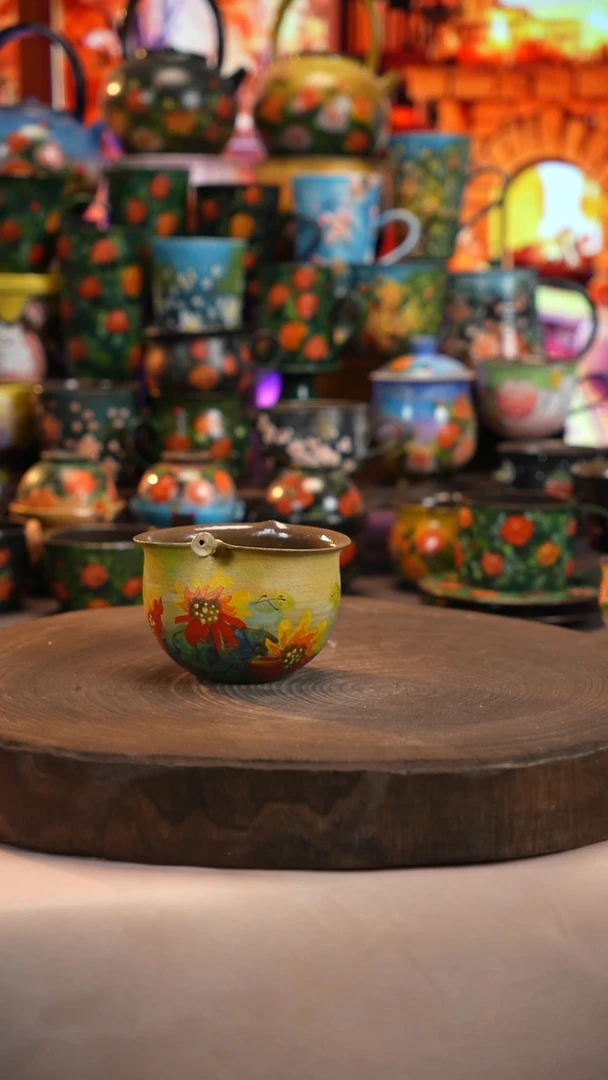 油画   釉下彩   杯子