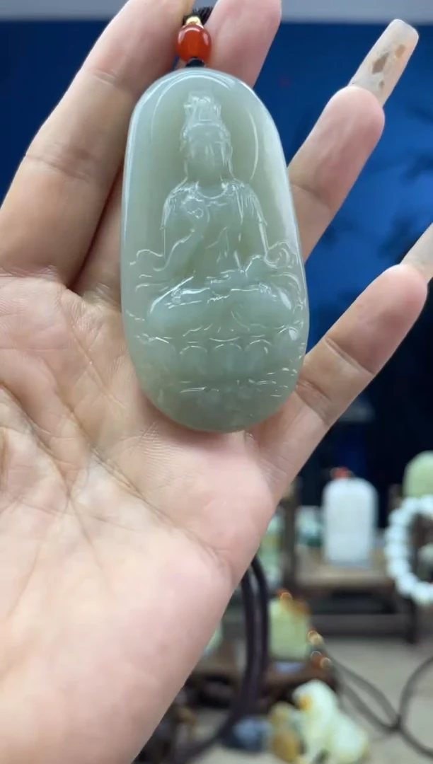 和田玉未镶嵌颈饰1