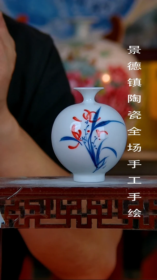 摆件景德镇陶瓷 全场手工手绘