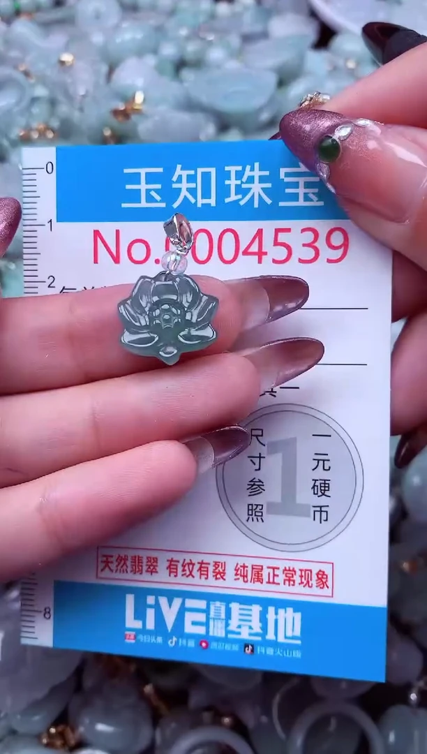 吊坠(不含链)未镶嵌翡翠4539