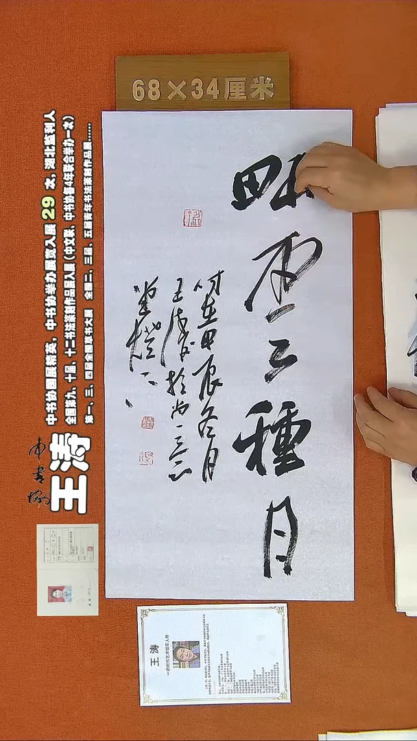 【闪购商品】书法85E王涛书法作品