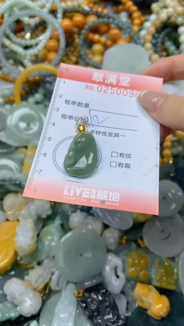 未镶嵌挂件翡翠闪购0250096