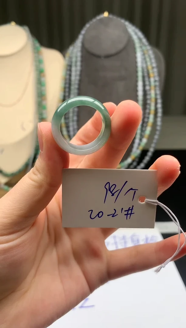 未镶嵌戒指翡翠翡翠戒圈20-21