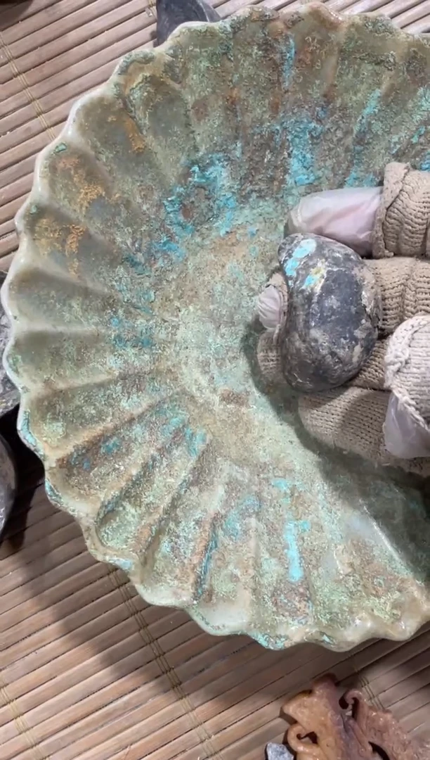 瓷片手工，手绘，陶瓷