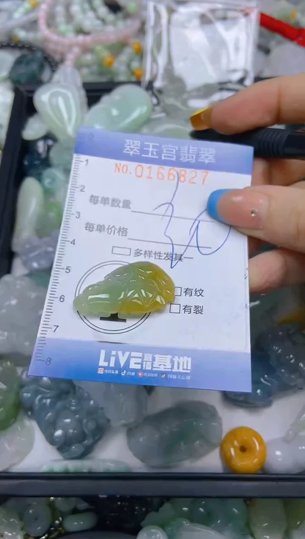 翡翠未镶嵌颈饰闪购0166827