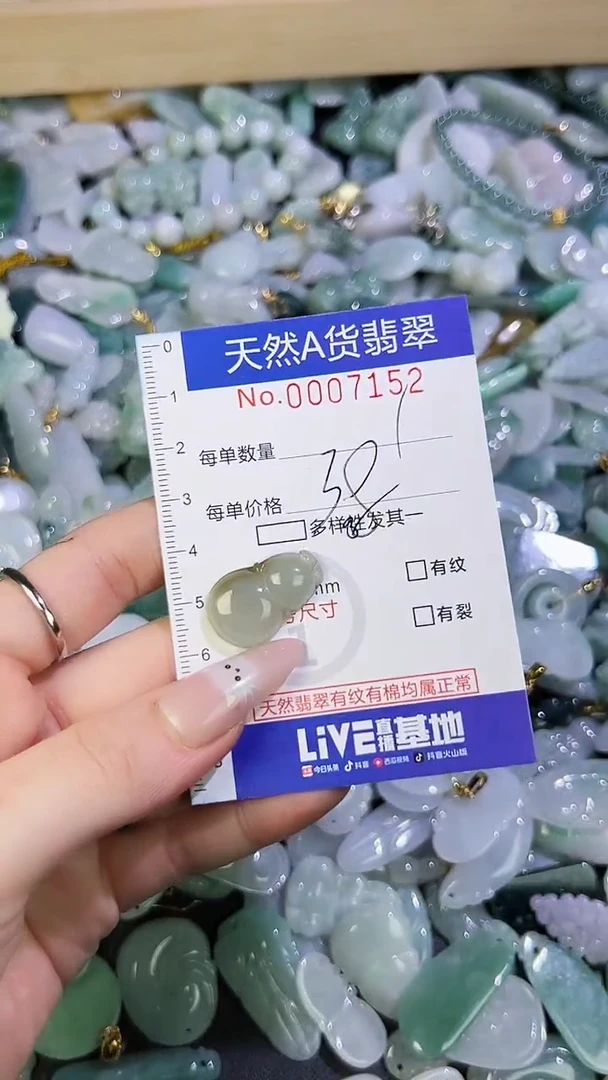 【闪购商品】翡翠颈饰未镶嵌天然翡翠A货