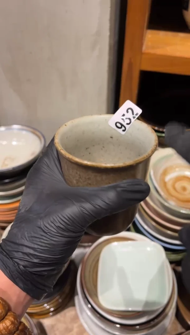 【闪购商品】瓷片952 窑变棕水杯1个