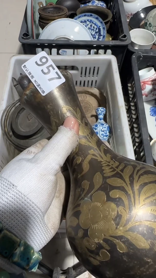 瓷片心*忍京信工艺品957