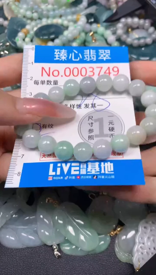 【闪购商品】翡翠颈饰未镶嵌含绳0003749