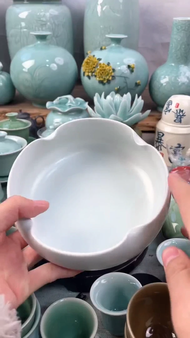 【闪购商品】特价 微瑕 慧仙青瓷