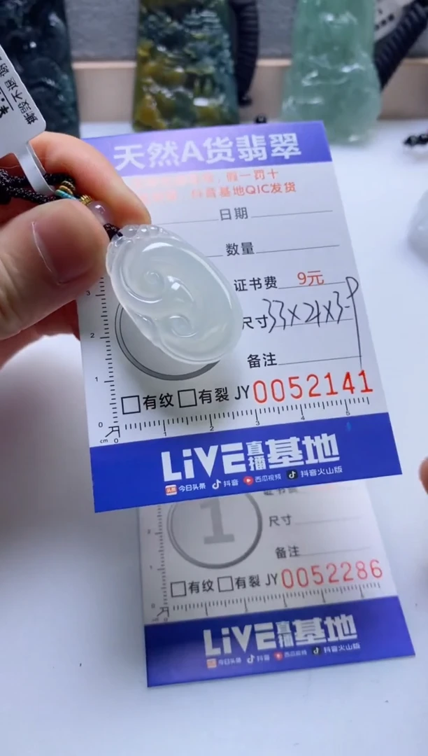【闪购商品】翡翠挂件未镶嵌
