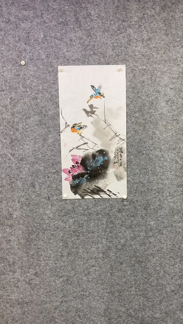 国画尚定固国画作品