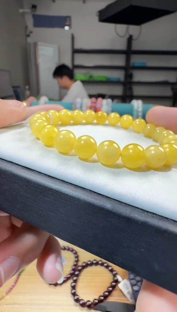 手链蜜蜡未镶嵌晶5960 约8mm