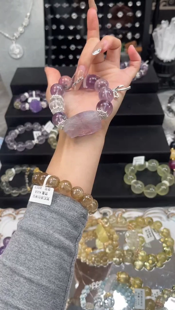 【闪购商品】水晶手链未镶嵌天然水晶 多样性发货