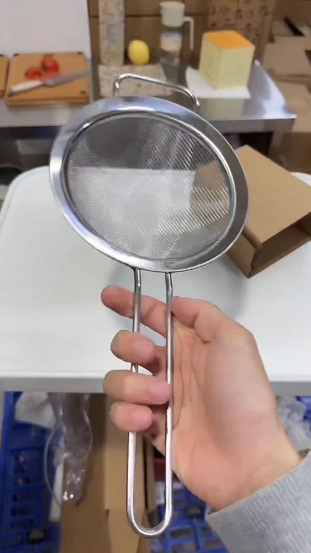 瓷片304不锈钢筛漏16cm