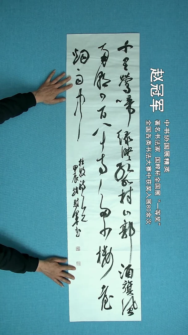【闪购商品】书法053 上海赵冠军中书协138*34
