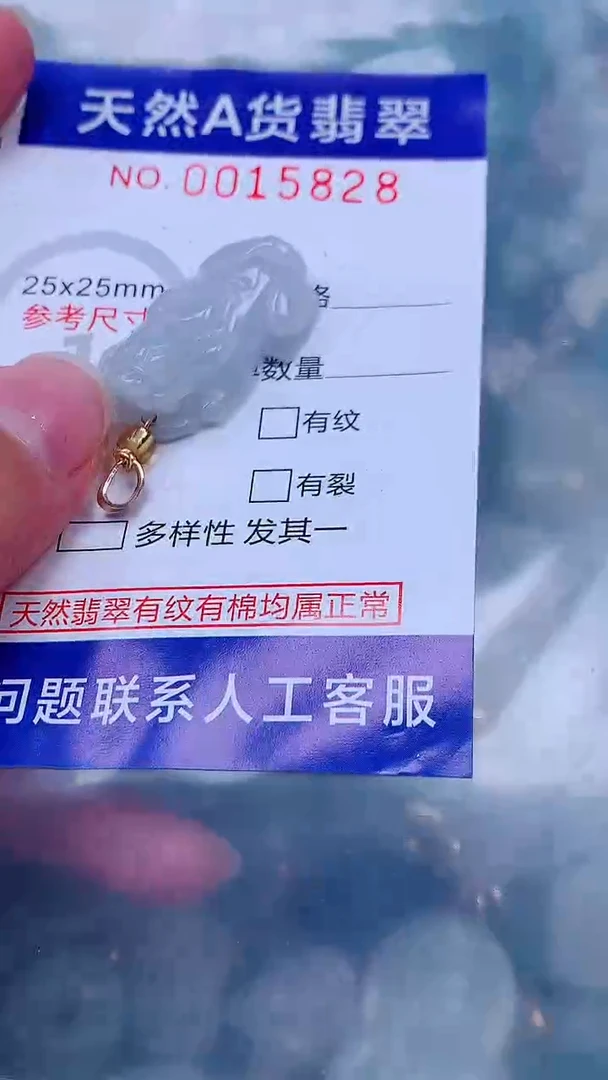吊坠(不含链)未镶嵌翡翠1