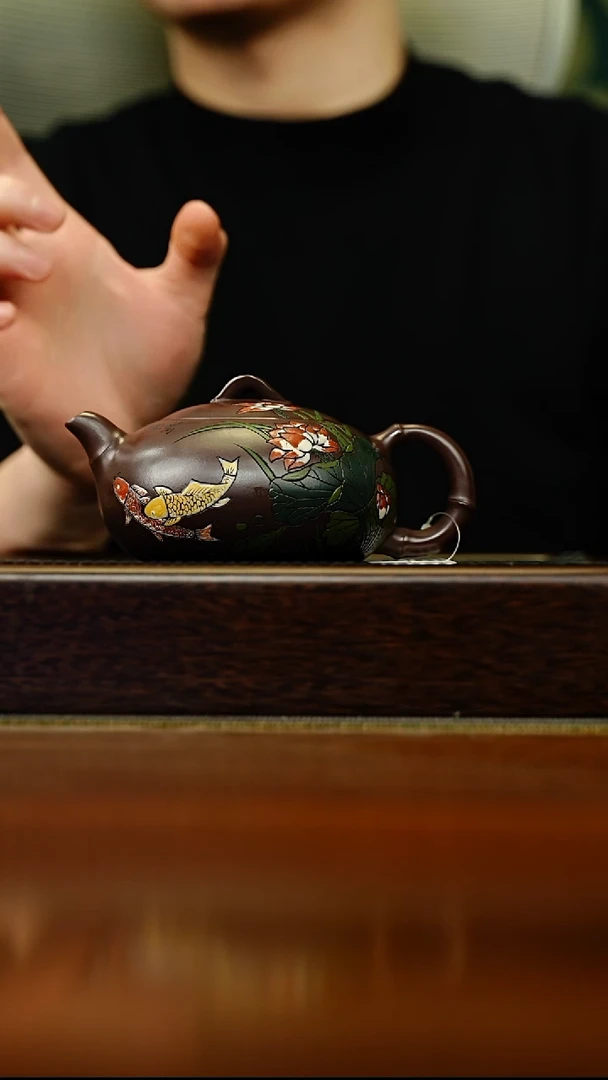 茶壶紫砂宜兴原矿 手工 紫砂壶容量260CC