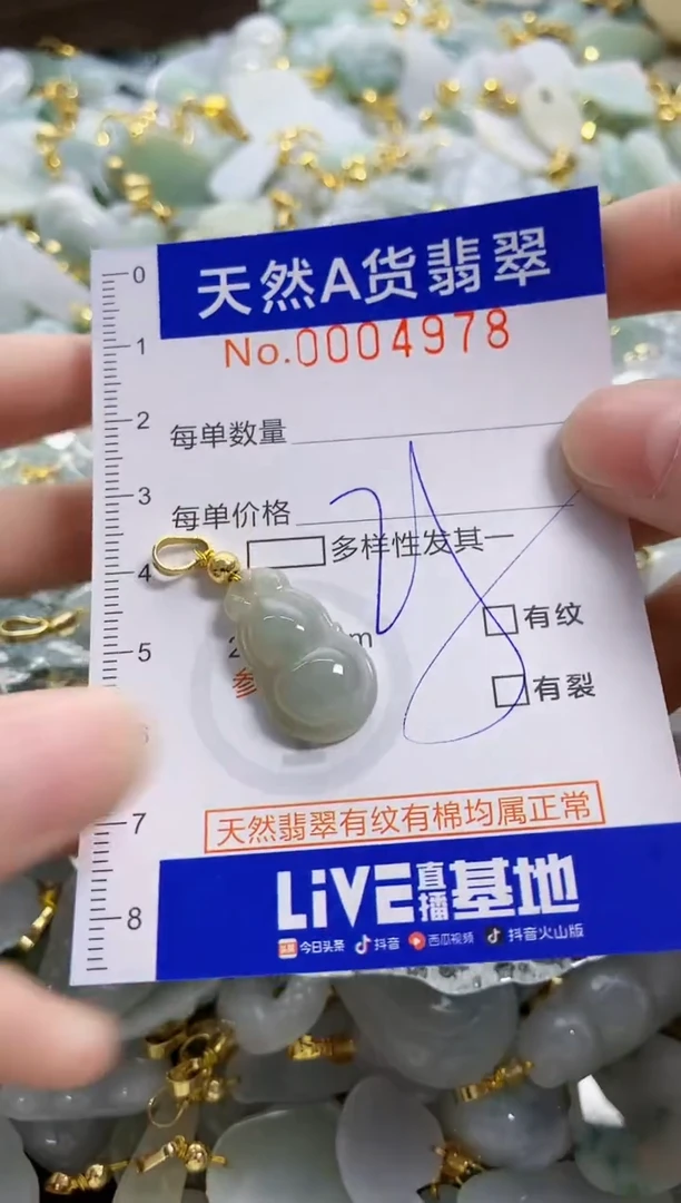 颈饰未镶嵌翡翠天然A货翡翠