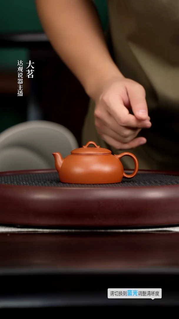 茶壶紫砂茗DG21陈友君十大雅事负暄红泥170