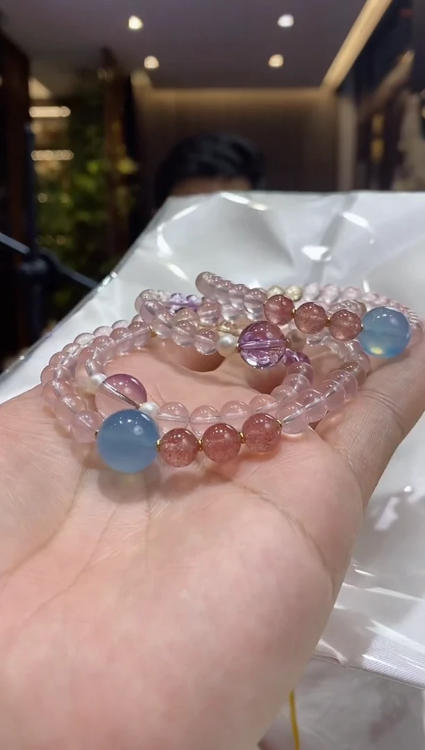 【闪购商品】水晶手串未镶嵌芳菲 水晶手串 多样性发货发其一