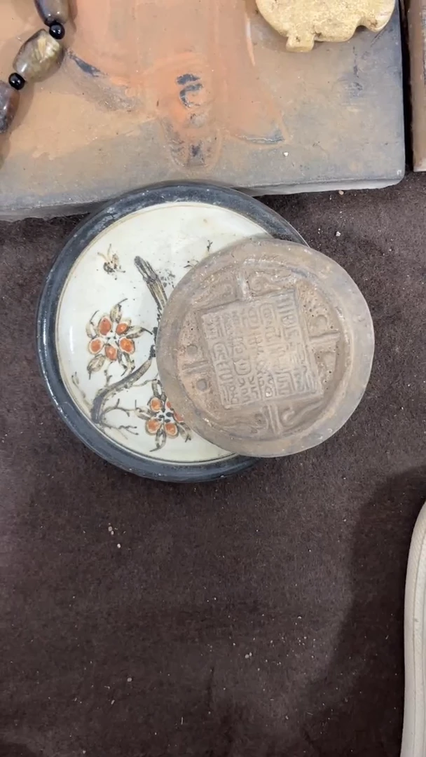 瓷片手工，手绘，陶瓷1