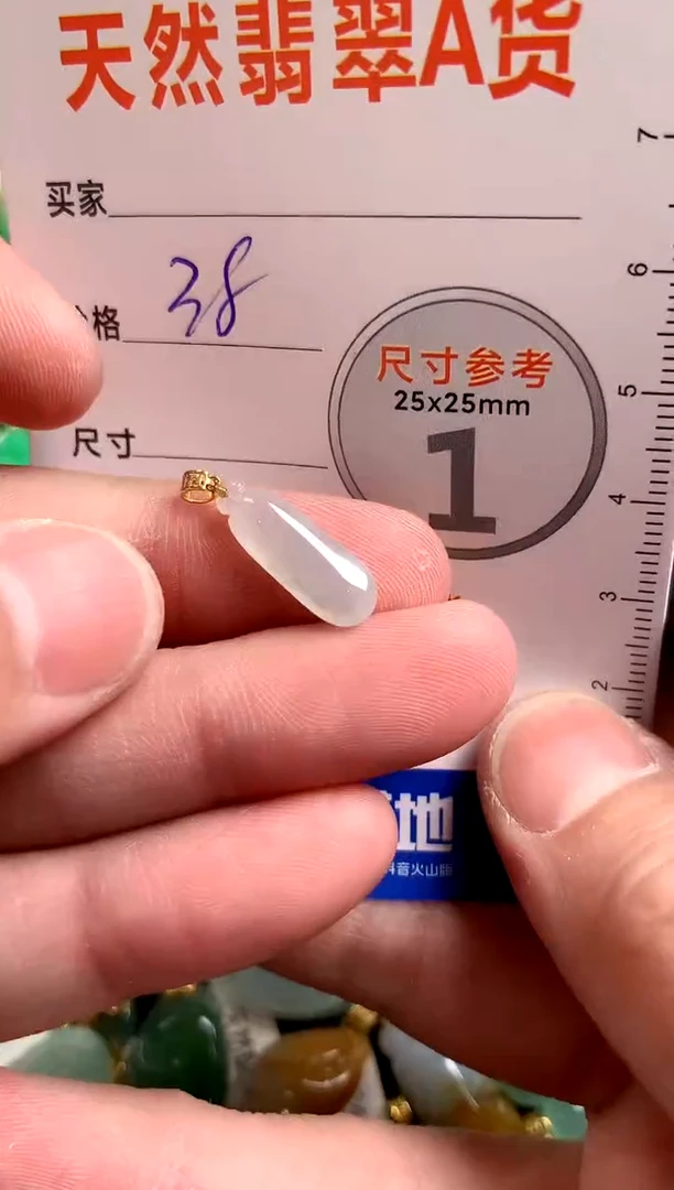 【闪购商品】翡翠颈饰18K金镶嵌14007835