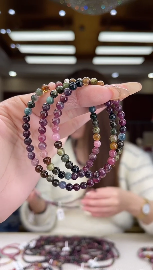 【闪购商品】碧玺/未镶嵌5mm+碧玺多圈8多样性发货