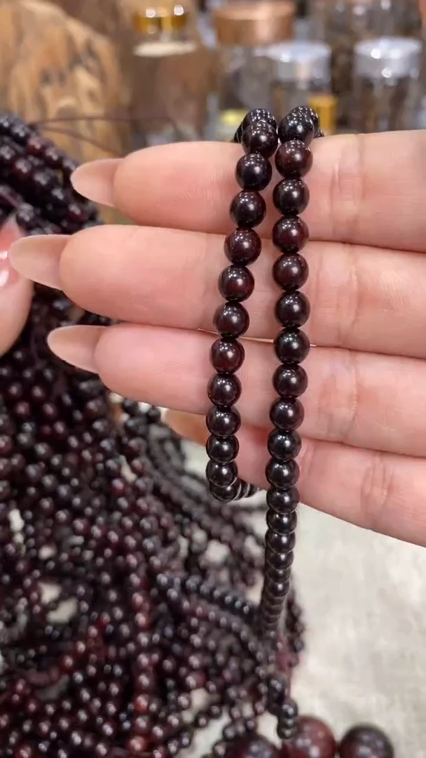 手串/手链小叶紫檀印度小叶紫檀0.6*108高油密