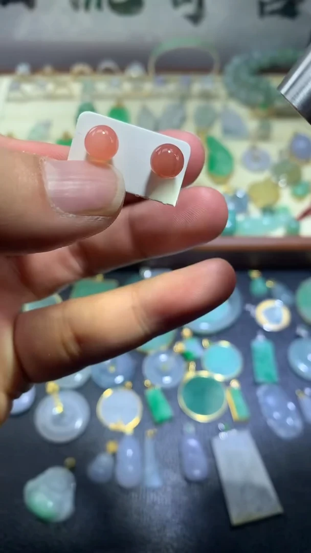 【闪购商品】南红玛瑙耳饰合金南红耳饰