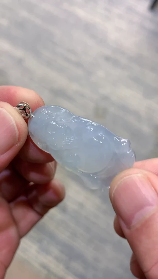 颈饰未镶嵌翡翠天然A货翡翠