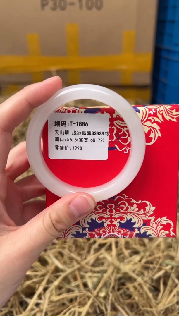 未镶嵌手镯石英质玉T-1886